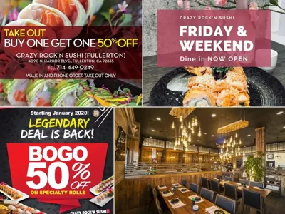 Crazy Rock'N Sushi - Fullerton, business photo 1