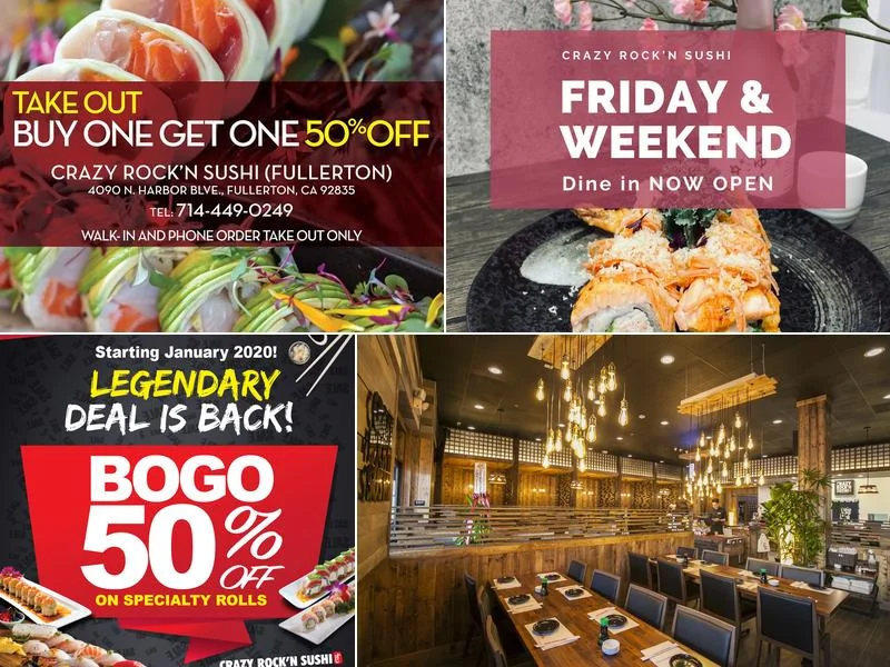 Crazy Rock'N Sushi - Fullerton business photo